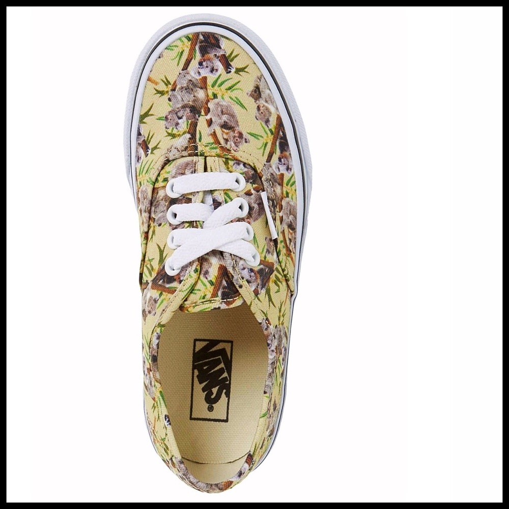 VANS KOALA PRINT CANVAS SNEAKERS SHOES - Picture 3 of 7