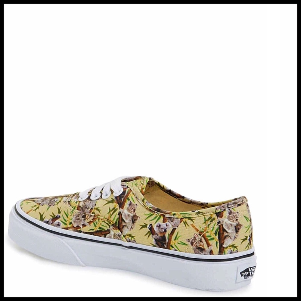 VANS KOALA PRINT CANVAS SNEAKERS SHOES - Picture 4 of 7