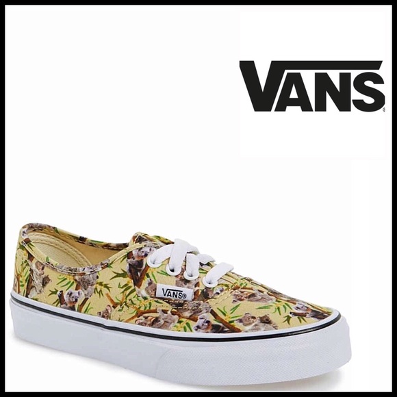 VANS KOALA PRINT CANVAS SNEAKERS SHOES - Picture 7 of 7