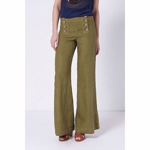 Anthropologie Wide Legged Sailor Pants