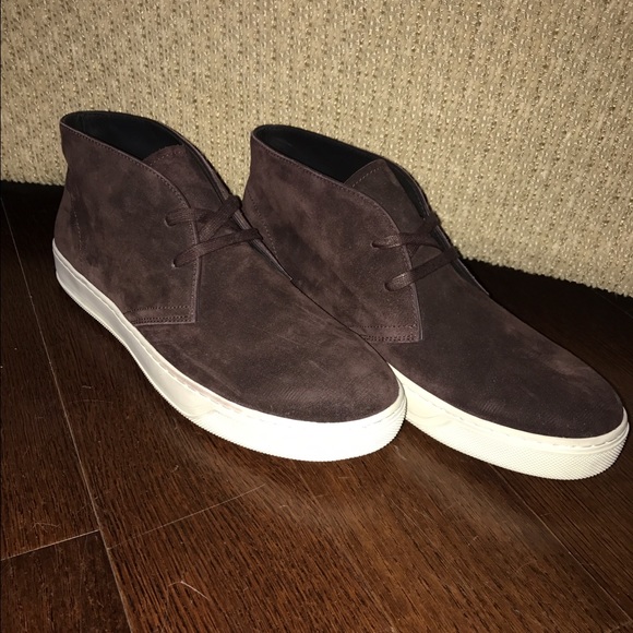 Vince brand new deep purple suede chukkas main image 4