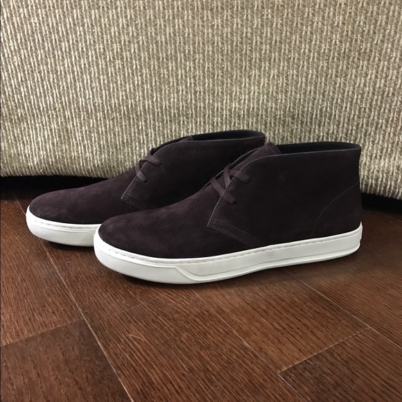 Vince brand new deep purple suede chukkas main image 7