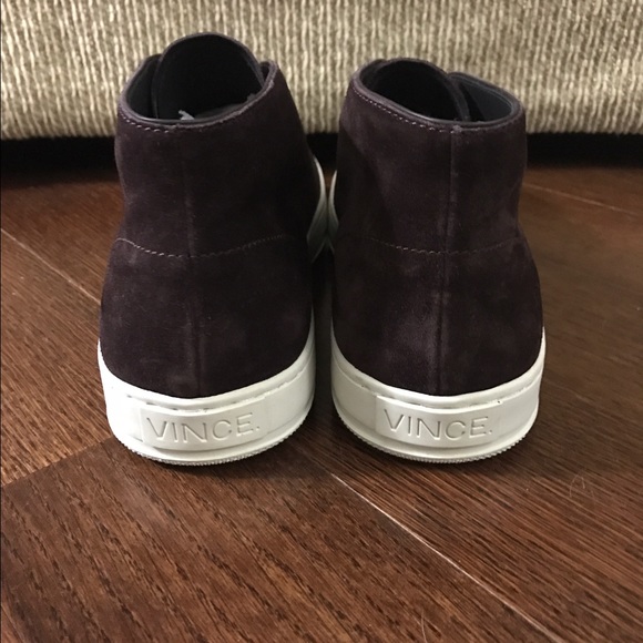 Vince brand new deep purple suede chukkas main image 6