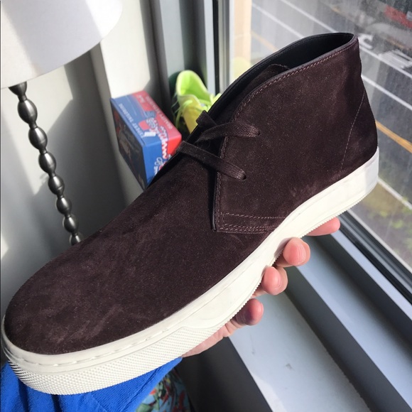 Vince brand new deep purple suede chukkas main image 5
