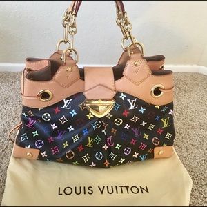 Louis Vuitton limited multi Ursula satchel bag