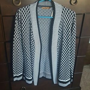 Black & white cardigan