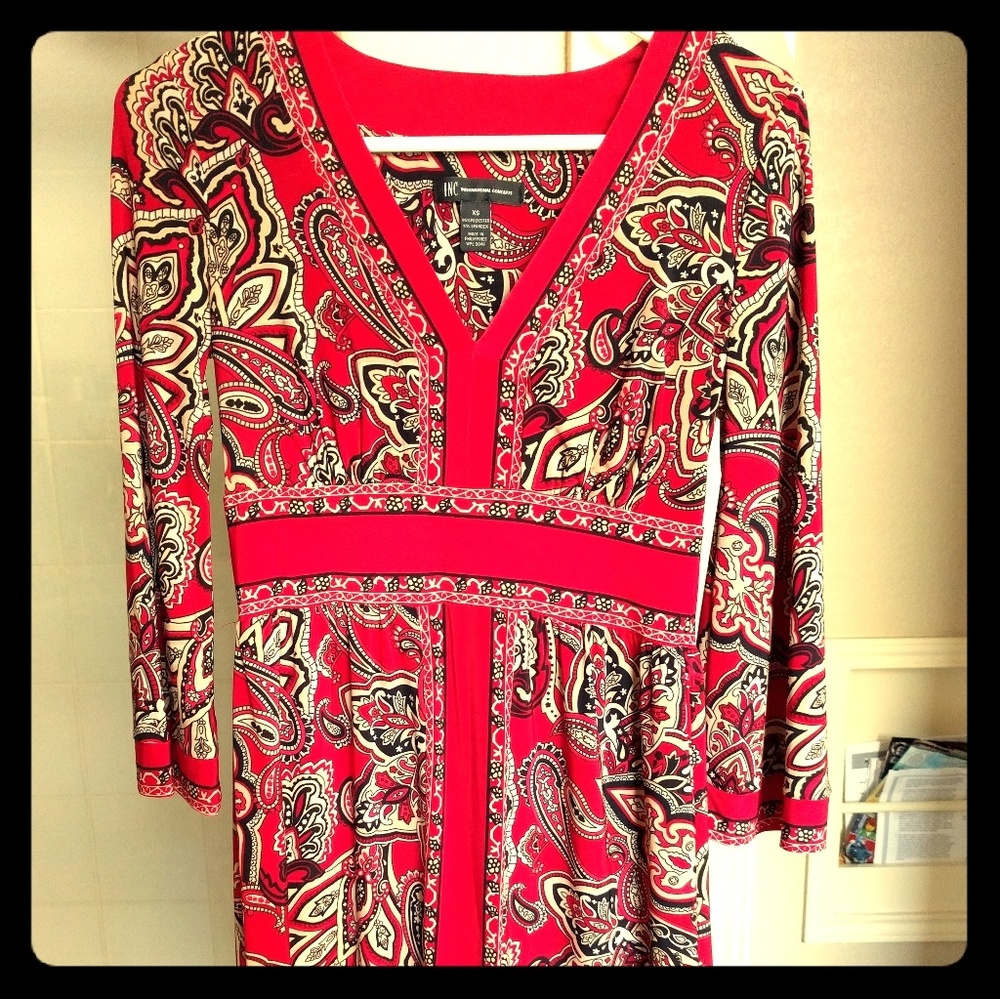 Beautiful INC Floral Long sleeve dress
