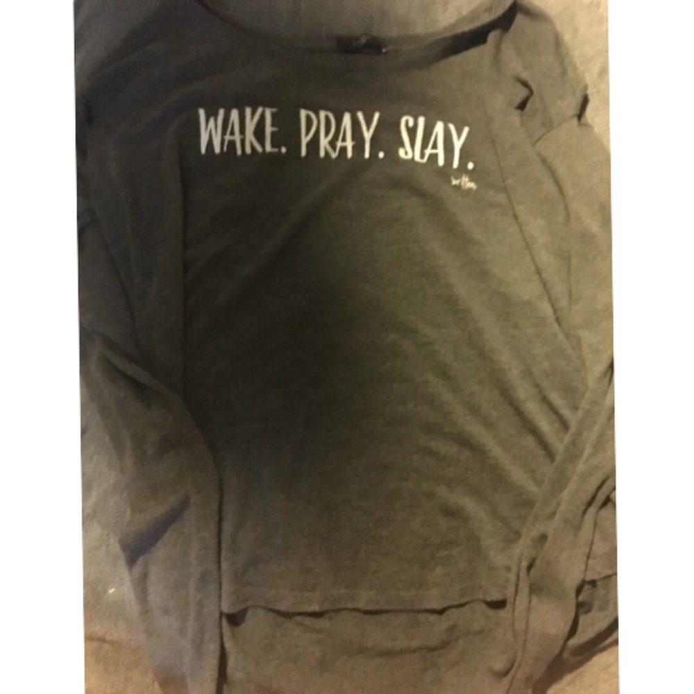 Wake. Pray. Slay long sleeve sweater