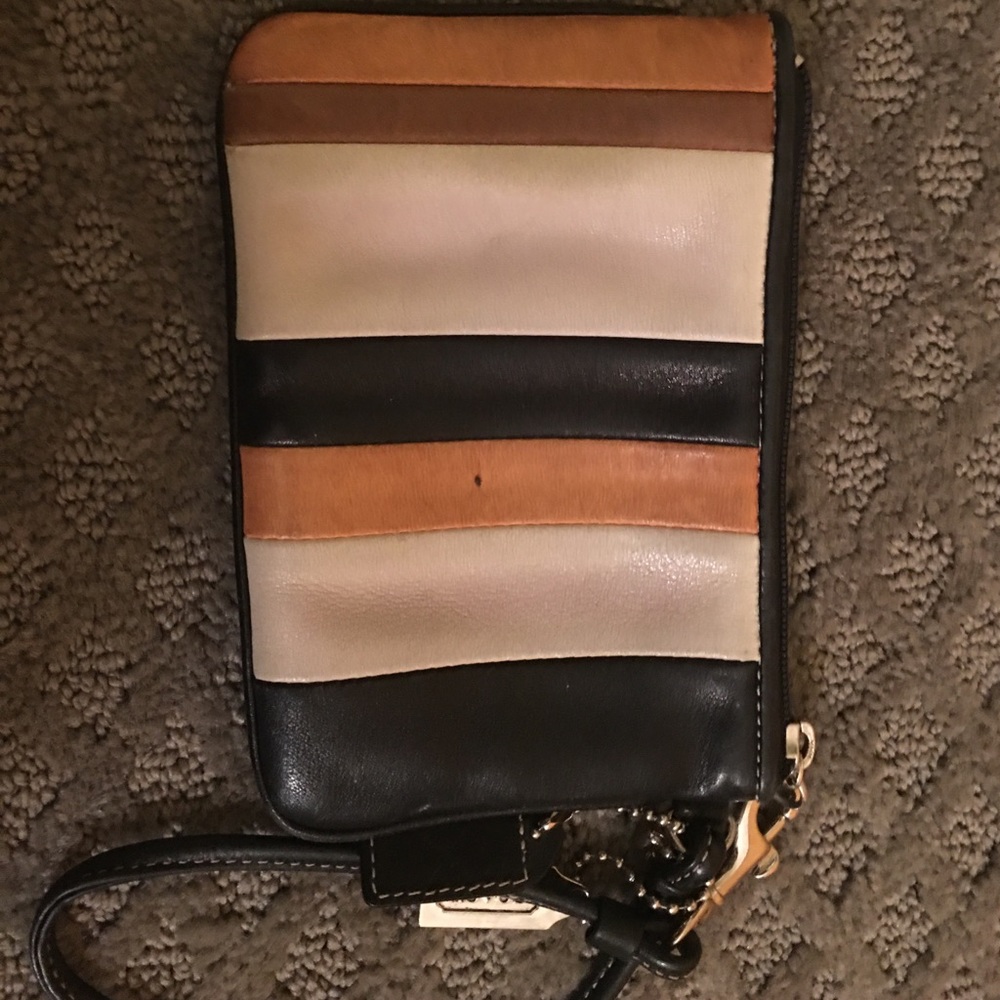 Coach wristlet used