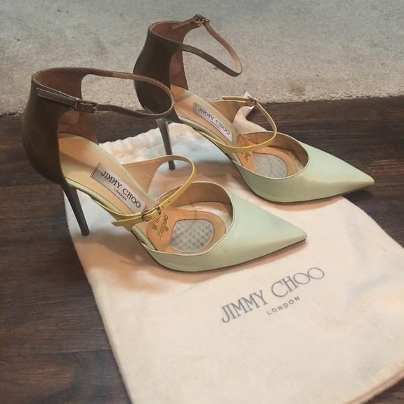 Jimmy Choo Shoes - Jimmy Choo Typhoon Tricolor leather pointed toe