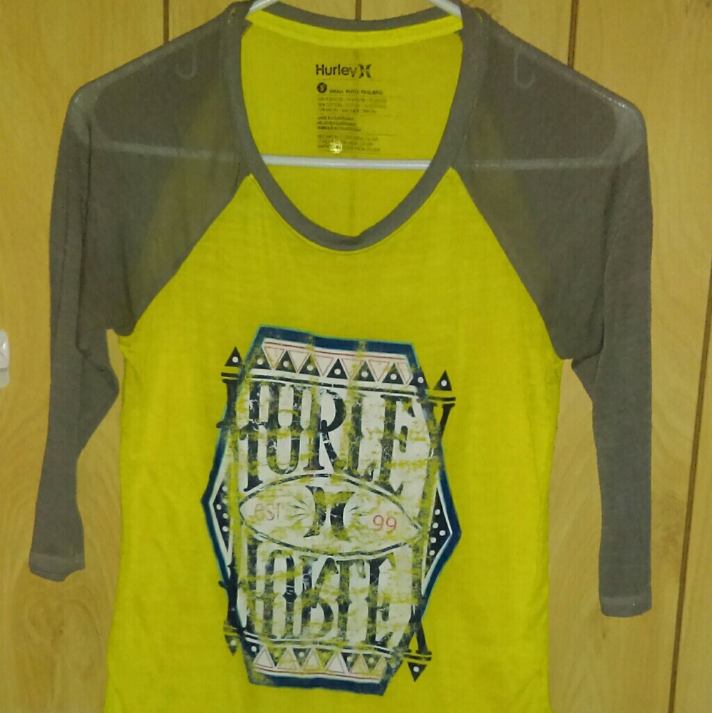 Hurley shirt womens size small