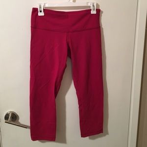 Lululemon wunder under cropped leggings
