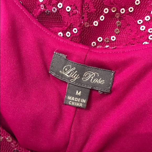 💘Pink sequin dress - Picture 3 of 3