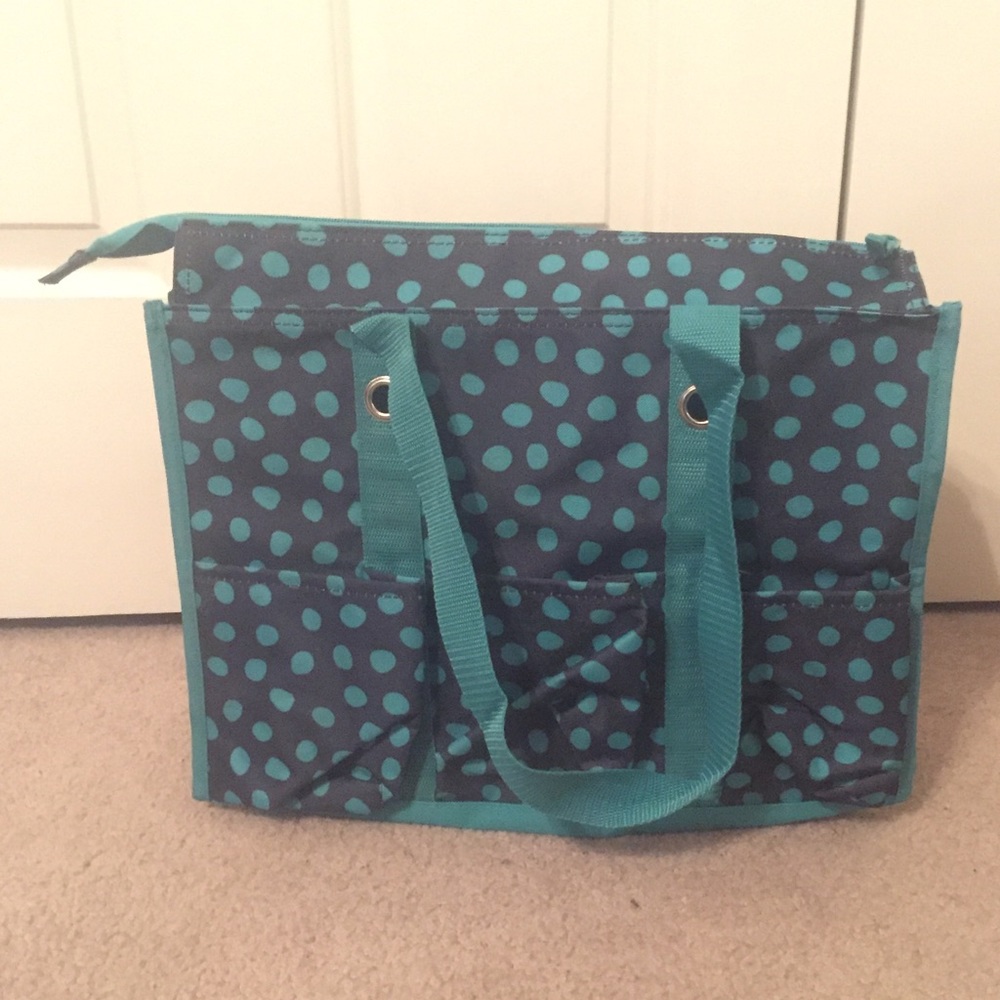 Thirty-one, Zip-top organizing utility tote.  New!