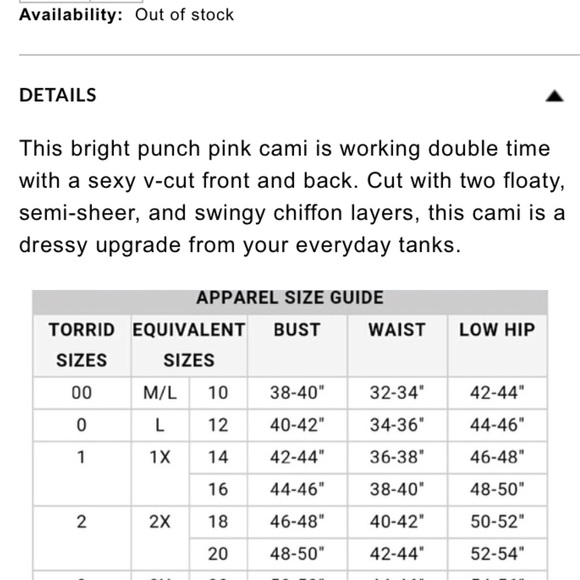 NWT TORRID TOP SIZE 2 - Picture 4 of 4