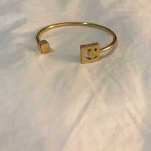 C Wonder initial bracelet