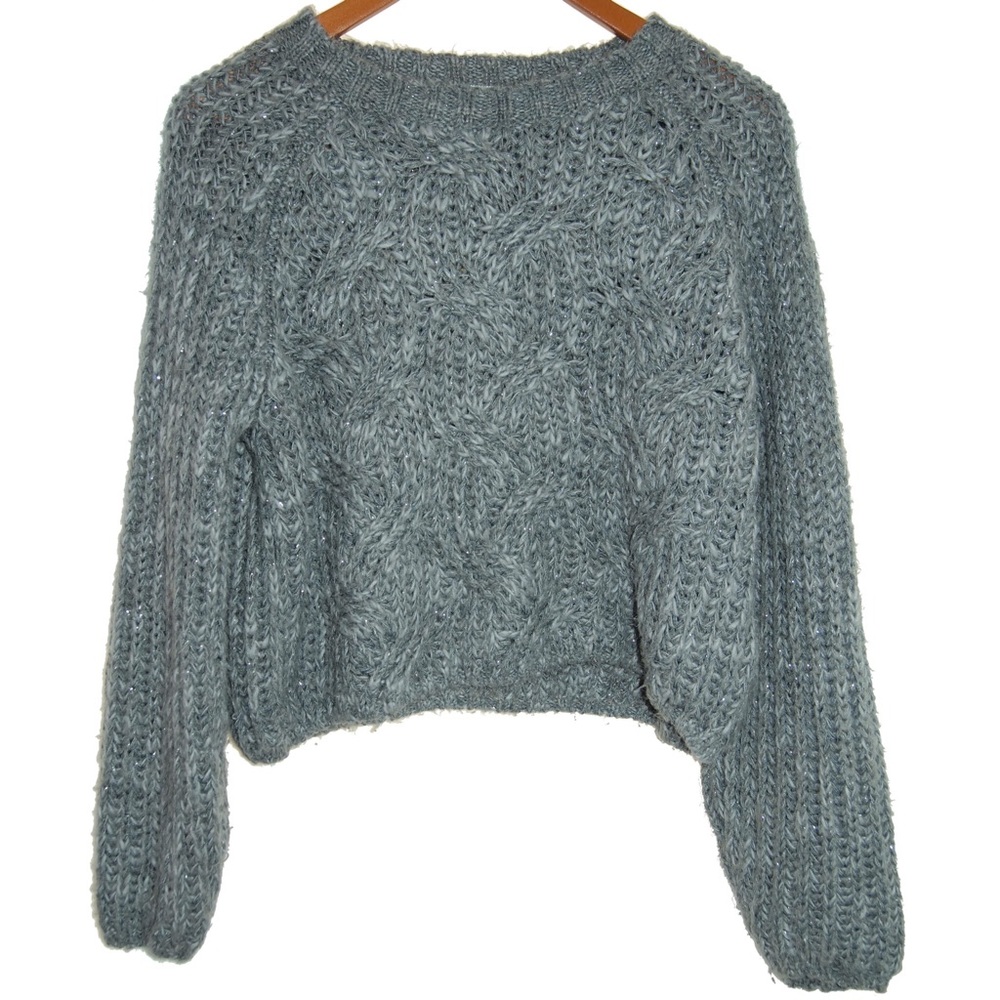 Oversized Kimchi Blu Metallic Sweater EXCELLENT!