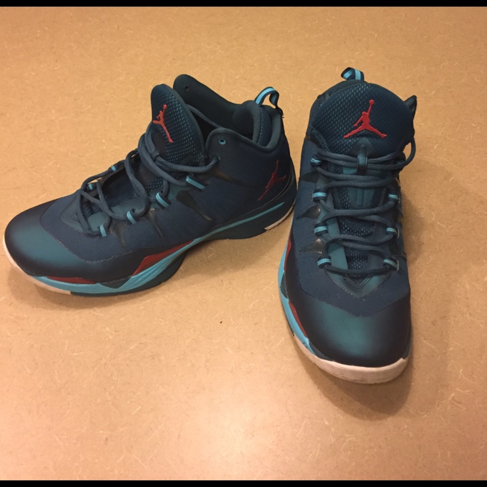 NIKE Air Jordan Super Fly 2 Dark Sea (10)