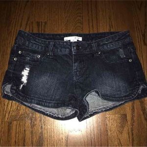 H&M Distressed Jean Shorts