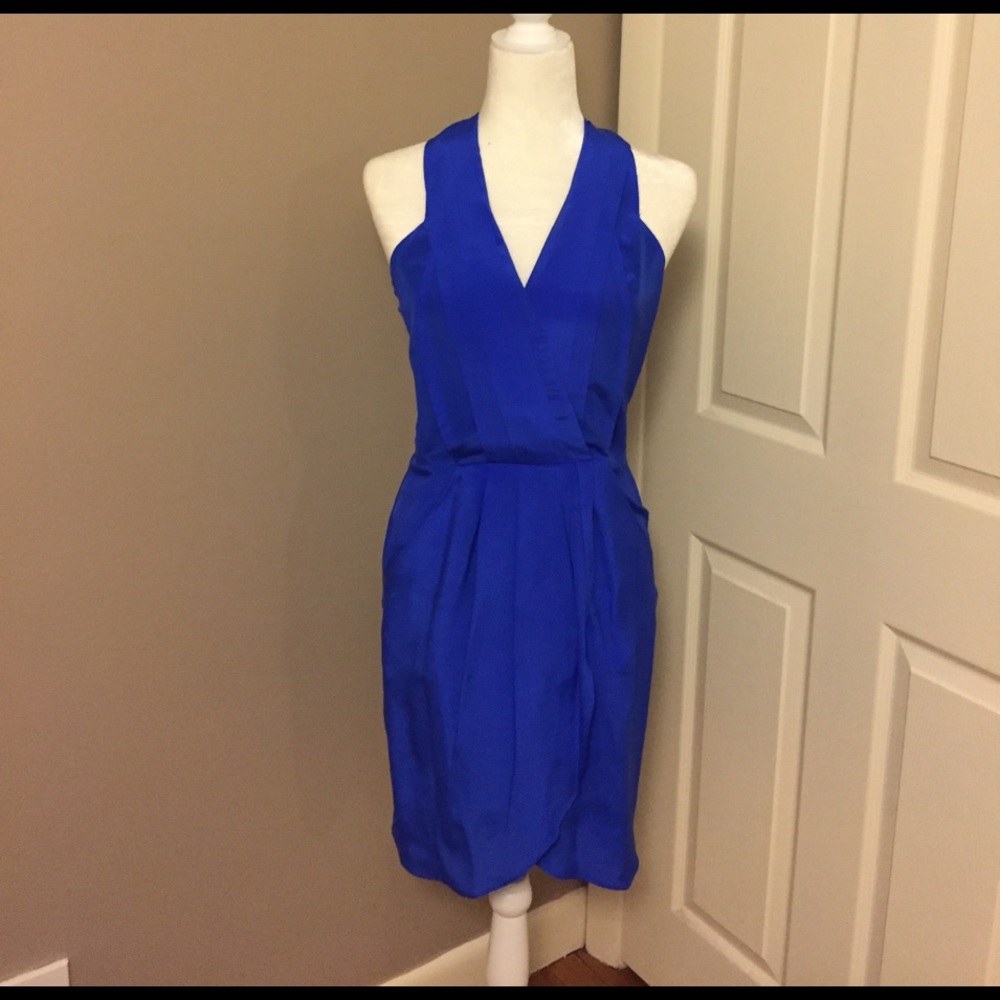 ❗️PRICE DROP❗️Royal blue silk dress