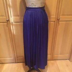 Aritzia (Kokomo) Blue Ankle Length Skirt