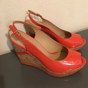 Brand New Antonio Melani Coral Pink Wedges