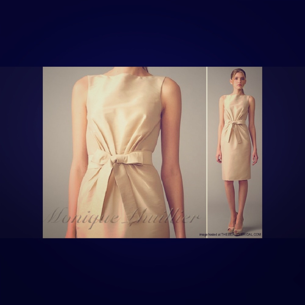 NEW Monique Lhullier Sleeveless Dress Knee length