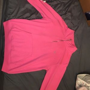 VS pink and cheetah  quarter zip jacket