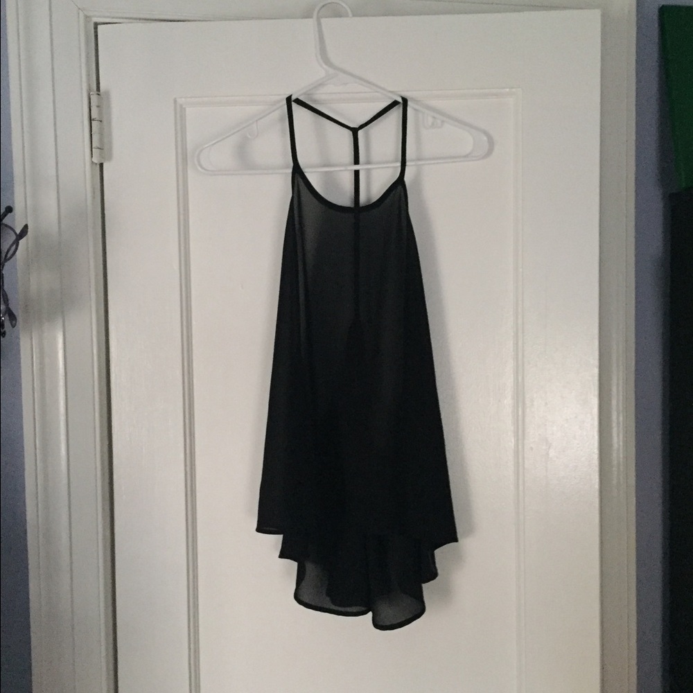 Sparkle & fade black top