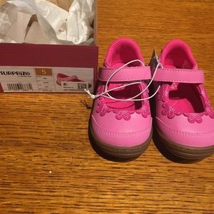 Brand new girls toddler pink velcro  shoes