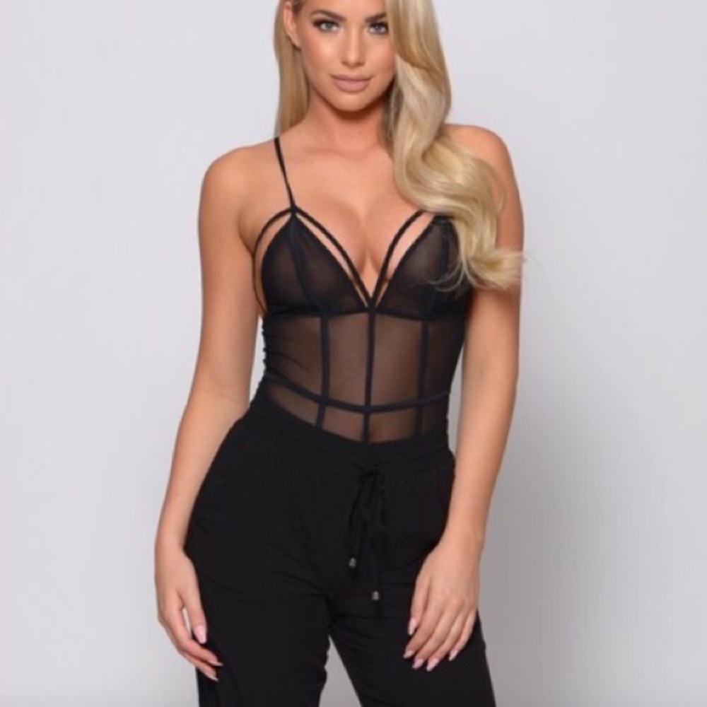 LAST 2 // Mesh Caged Bodysuit