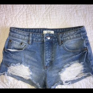 Forever 21 denim shorts