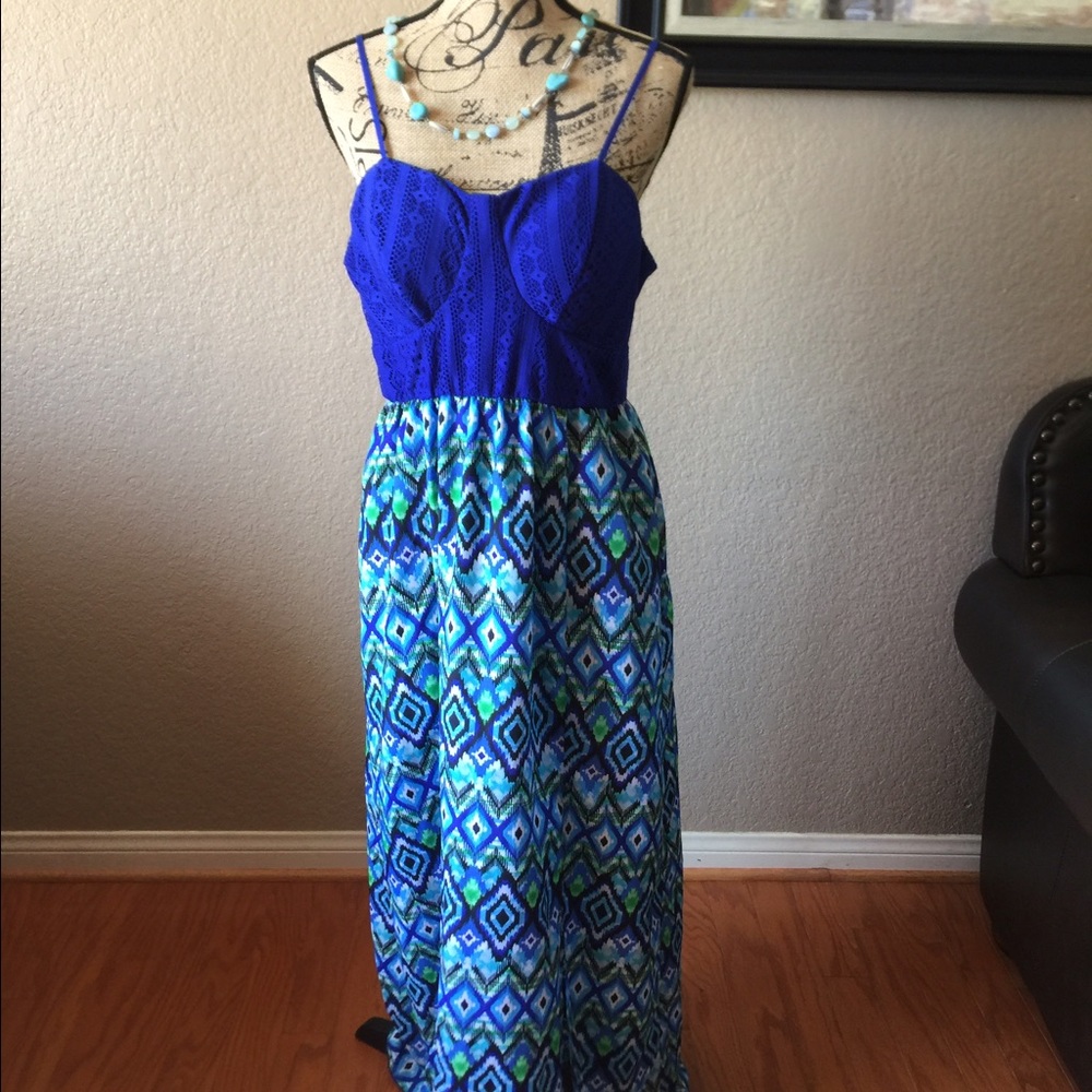 Blue Maxi Dess