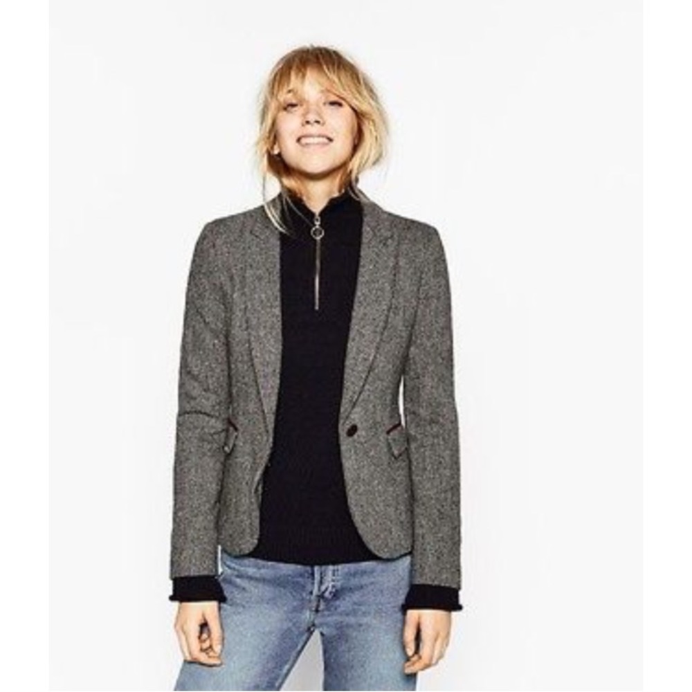 Zara lambs wool blazer