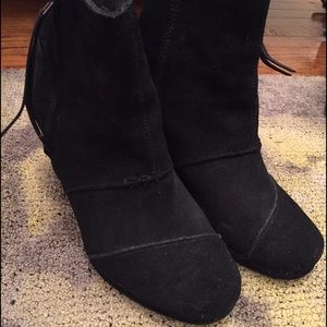 Tom's wedges Black