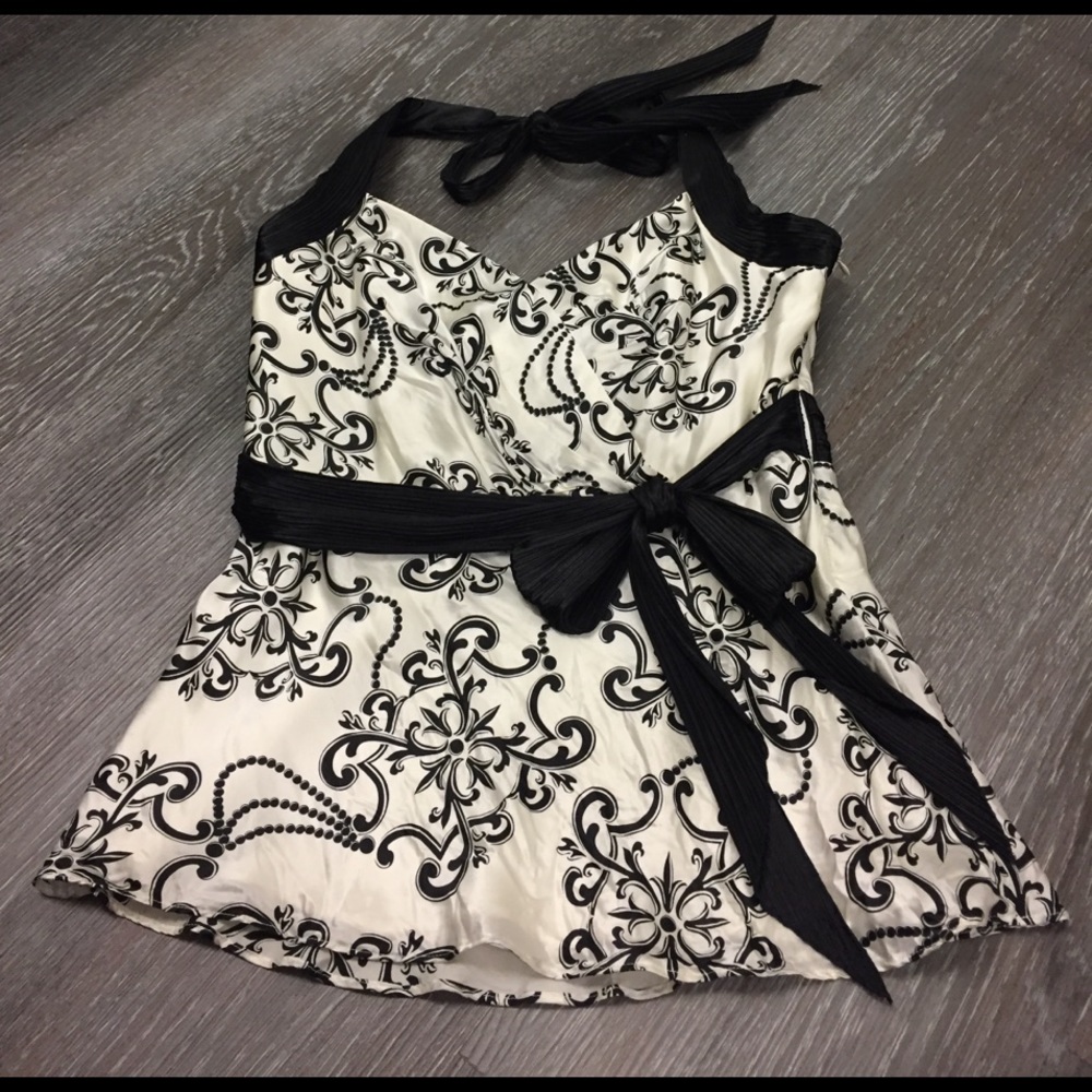 Whitehouse Blackmarket Halter Top, Size 8