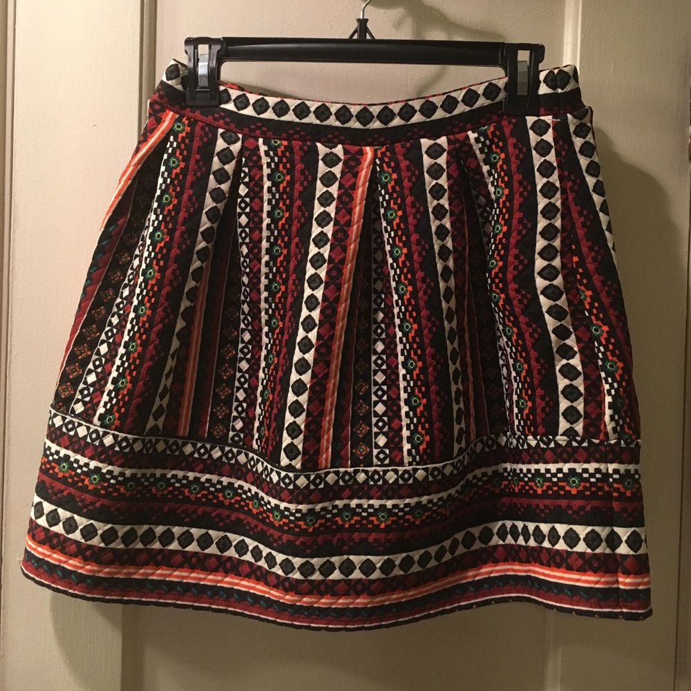 Xhilaration quilted knit pleated skirt
