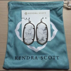 Kendra Scott howlite earrings