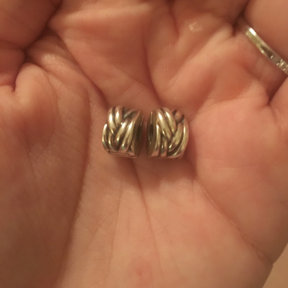 Braided pandora clasps