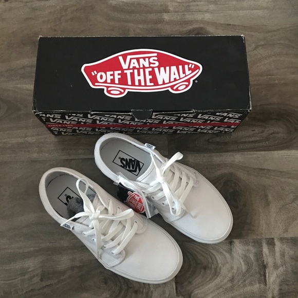Vans Shoes - • vans | vulcanized / true white •