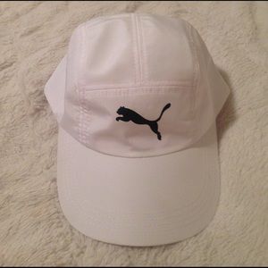 AUTHENTIC WHITE PUMA 5 PANEL HAT