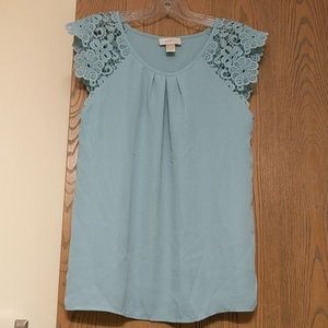 Lace Cap Sleeve Tank LOFT