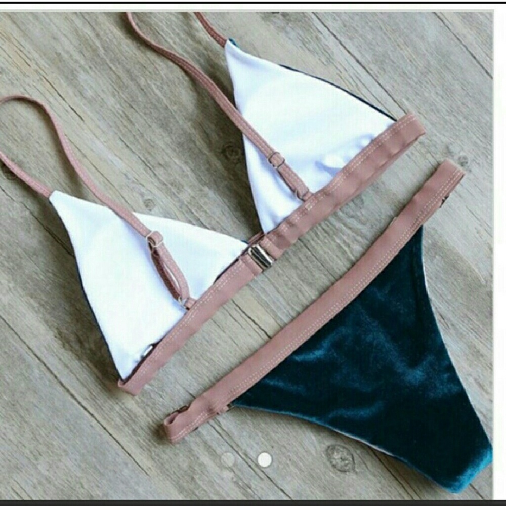 Velvet bikini set