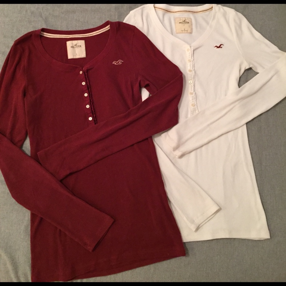 Hollister long sleeve shirts