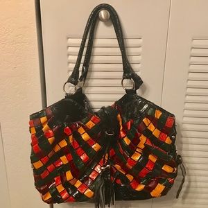 Multi Colored Shoulder Bag