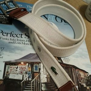 Men's Lacoste Belt Size 36