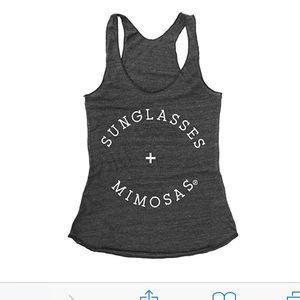 sunglasses and mimosas tank