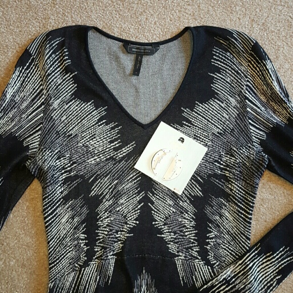 BCBG MAX AZRIA "Katia" Jacquard Knit Dress - Picture 3 of 7