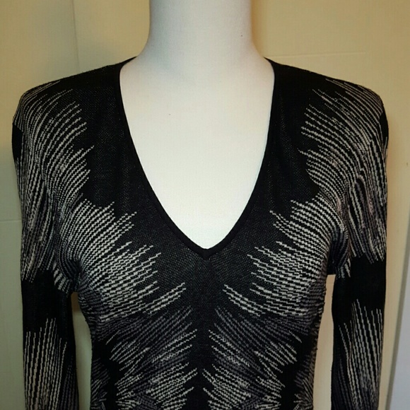 BCBG MAX AZRIA "Katia" Jacquard Knit Dress - Picture 6 of 7