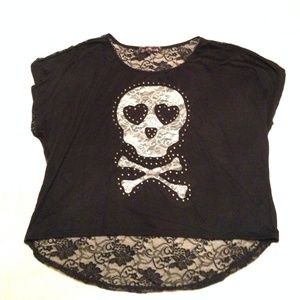 ❌LAST CALL❗️Studded Skull Shirt